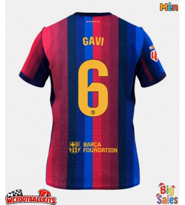 Barcelona Paez Gavi #6 Replica Home Stadium Shirt 2026-27 Short Sleeve